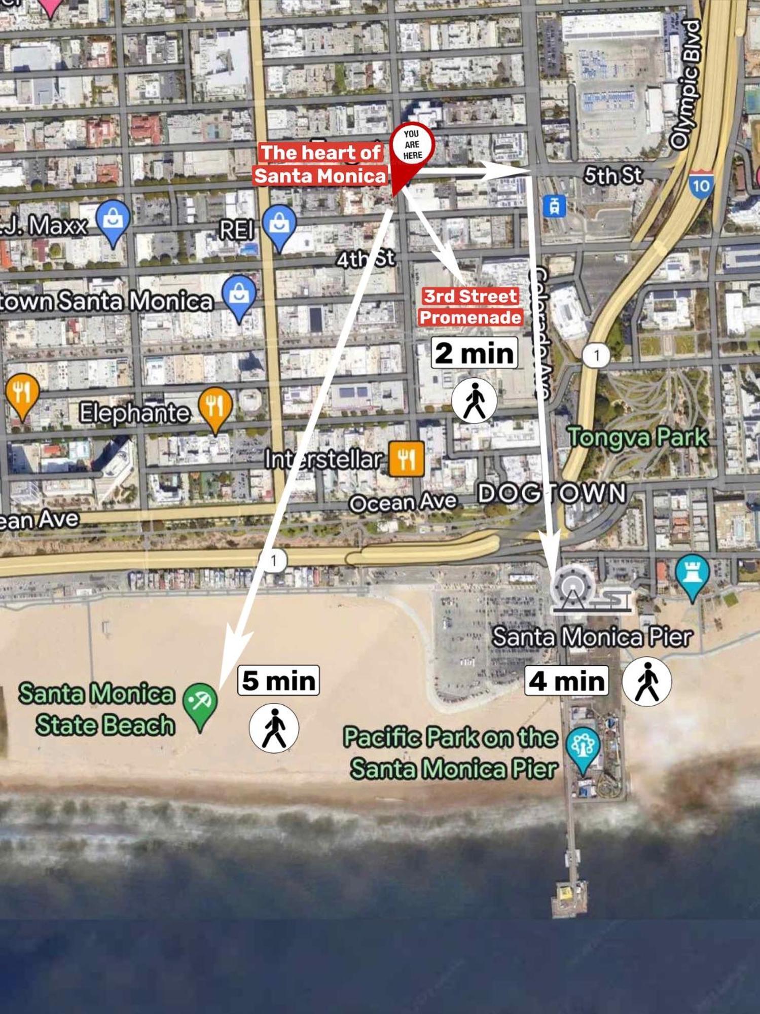 6 Modern 2 Bdr Apartment Santa Monica Pier Los Angeles Exterior foto